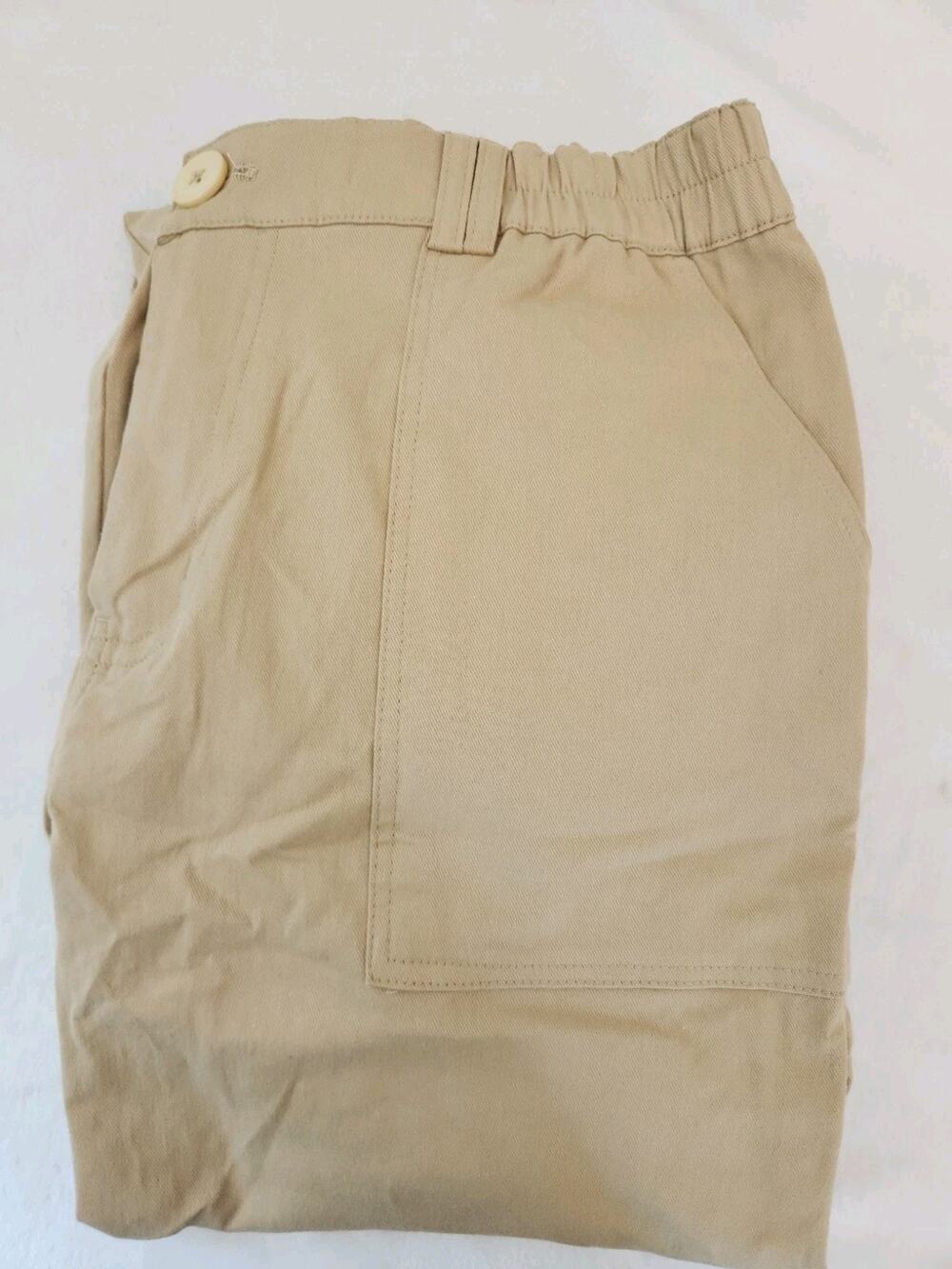 Lepunuo NWT Cotton Cargo Pants Womens Large 32x31 Wide Leg Gorpcore Outdoors
